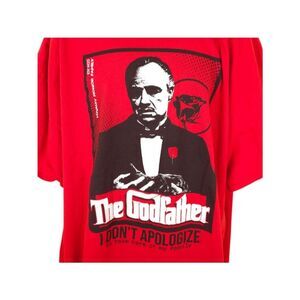 Godfather T Shirt Mens Size 5XL Red I Dont Apologize To Take Care Of My Family